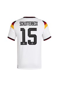 Saksa Nico Schlotterbeck #15 Jalkapallovaatteet Kotipaita MM-kisat 2026 Lyhythihainen